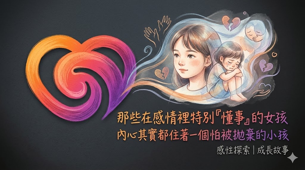 那些在感情裡特別懂事的女孩,內心其實都住著一個怕被拋棄的小孩