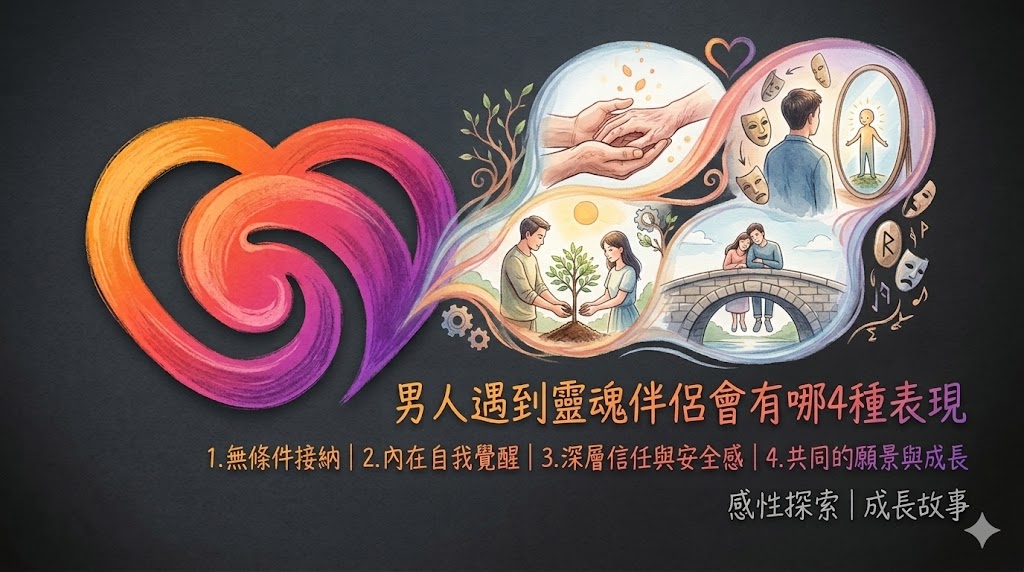 男人遇到靈魂伴侶會有哪 4 種表現,你看你們中幾種
